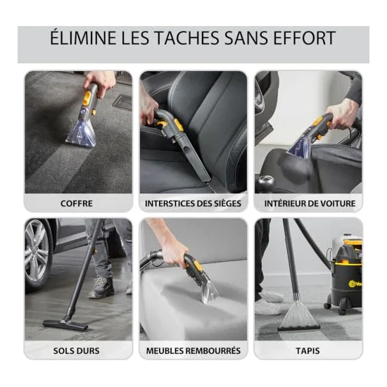 Autre vue : Aspirateur injecteur à cuve Vacmaster 3-en-1 1200 W