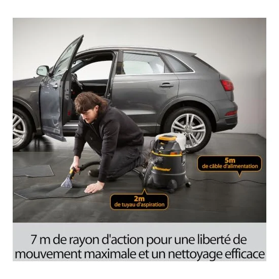 Autre vue : Aspirateur injecteur à cuve Vacmaster 3-en-1 1200 W