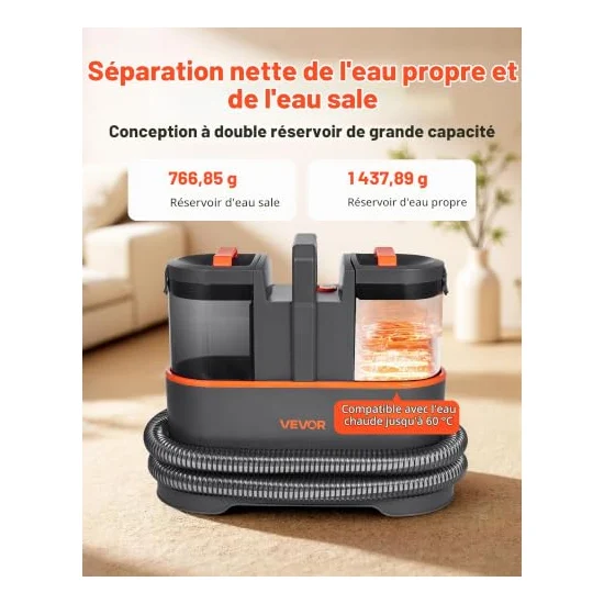 Autre vue : Détacheur portable VEVOR CX002C