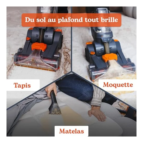 Autre vue : Shampouineuse verticale DustGo Max