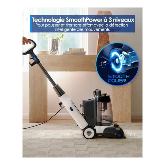 Autre vue : Shampouineuse verticale Tineco CARPET ONE Cruiser